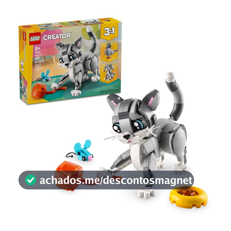 LEGO Creator Gato Brincalhão 31163 (407 Peças)