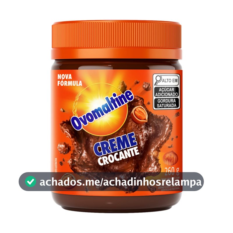 Ovomaltine Creme Crocante Pote 260g