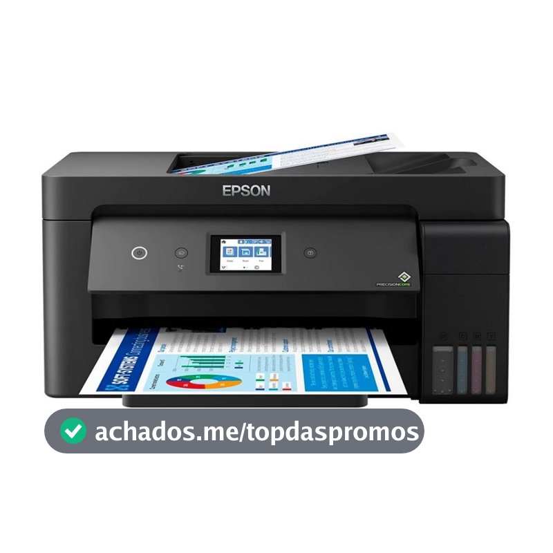 Impressora Multifuncional Epson EcoTank L14150 - Tanque de Tinta Colorida, formato até A3+ Wi-Fi, USB, Bivolt