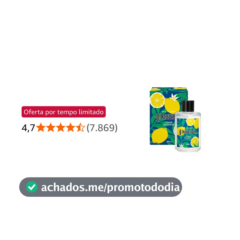 PHEBO - Deo Colônia Limão Siciliano 200ml