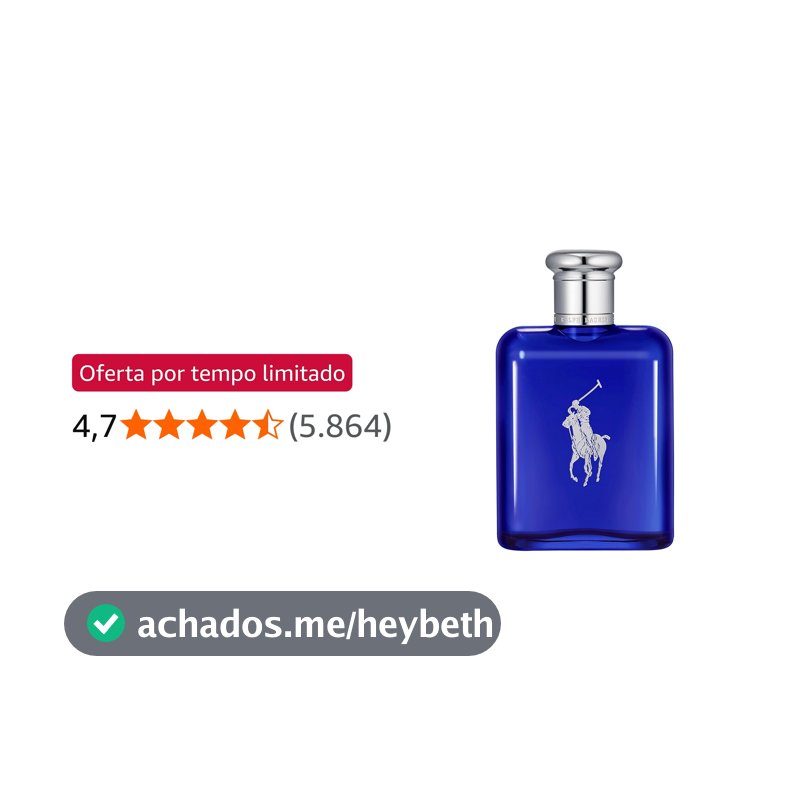Ralph Lauren, Perfume Masculino, Polo Blue, Eau de Toilette