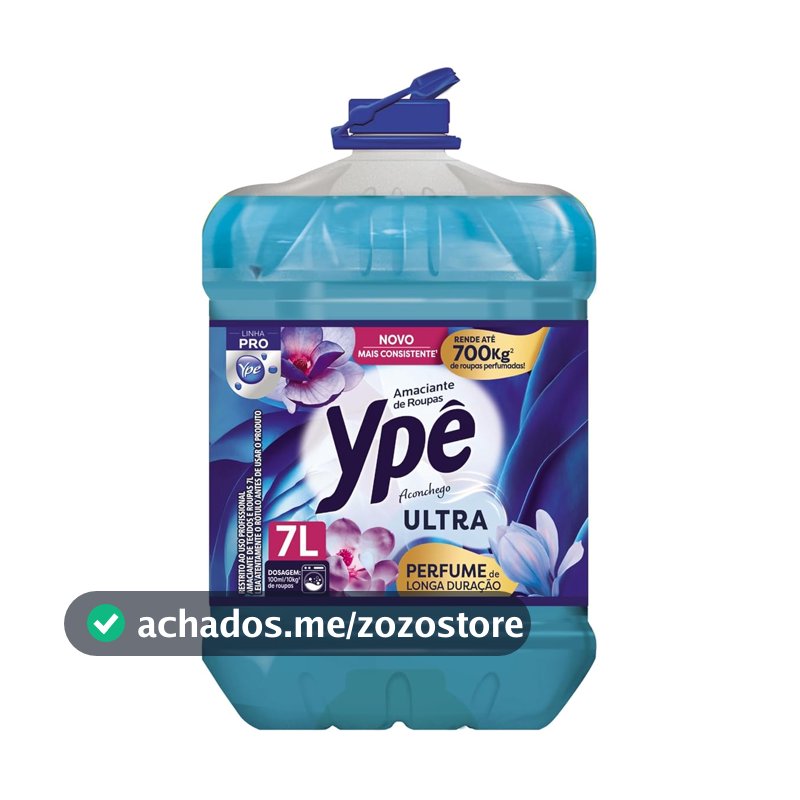 Ypê Amaciante de Roupa e Tecidos Aconchego Ultra Galão 7l