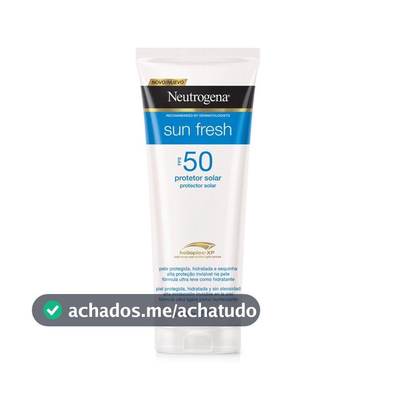 Protetor Solar Corporal em Loção Neutrogena Sun Fresh, FPS 50, 200ml