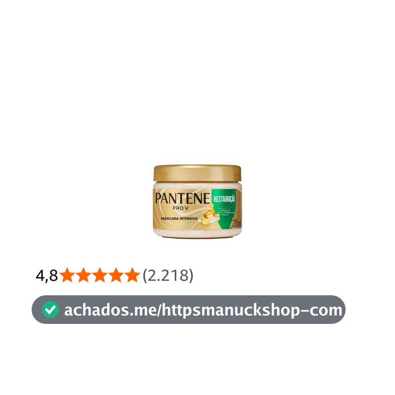 Máscara Capilar Intensiva Pantene Pro-V Restauração 270 ml