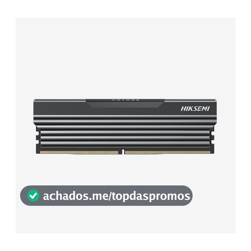 Memória RAM Hiksemi Future 16GB DDR4 3200MHz Preta