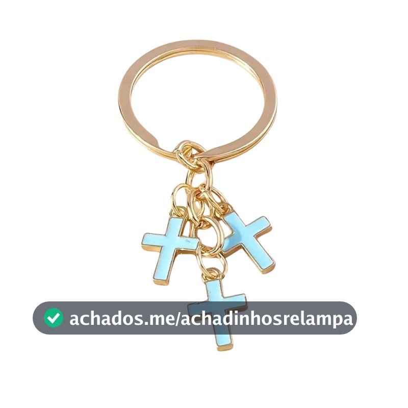 3 Nails 1 Cross Chaveiro cristão - presente de Natal - presente de Natal - presente de aniversário - chaveiro Jesus - chaveiro versículo da Bíblia - presentes cristãos mãe fé presentes mãe pai (3