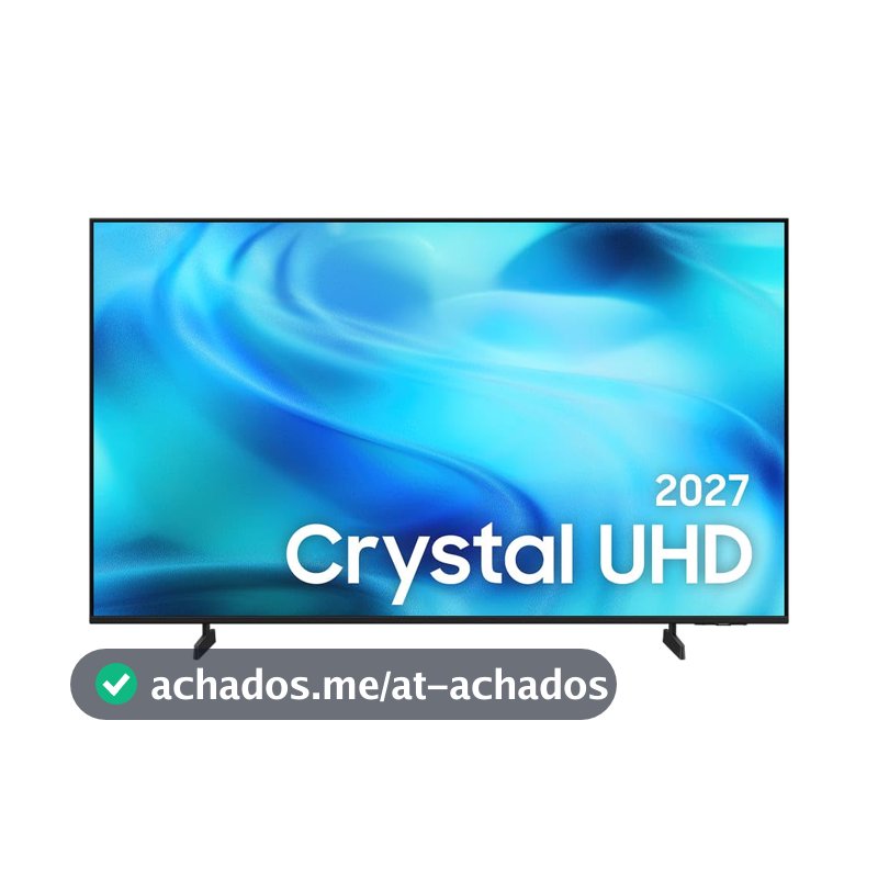 Samsung Smart TV 65" Crystal UHD 4K U8000H 26/2027, Vision AI Companion, Modo Estádio, Xbox Cloud Gaming