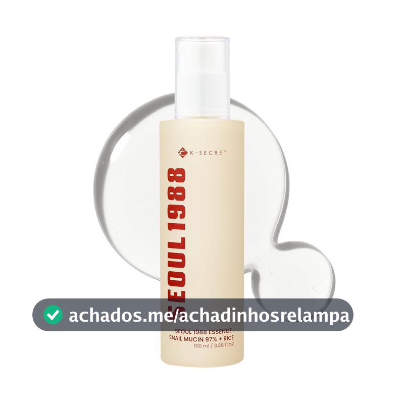 K-SECRET Seoul 1988 Essence: Snail Mucin 97% Rice 100ML
