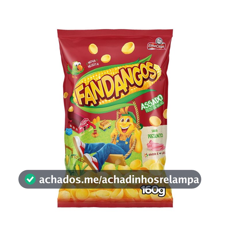 Salgadinho Presunto Elma Chips Fandangos 160G