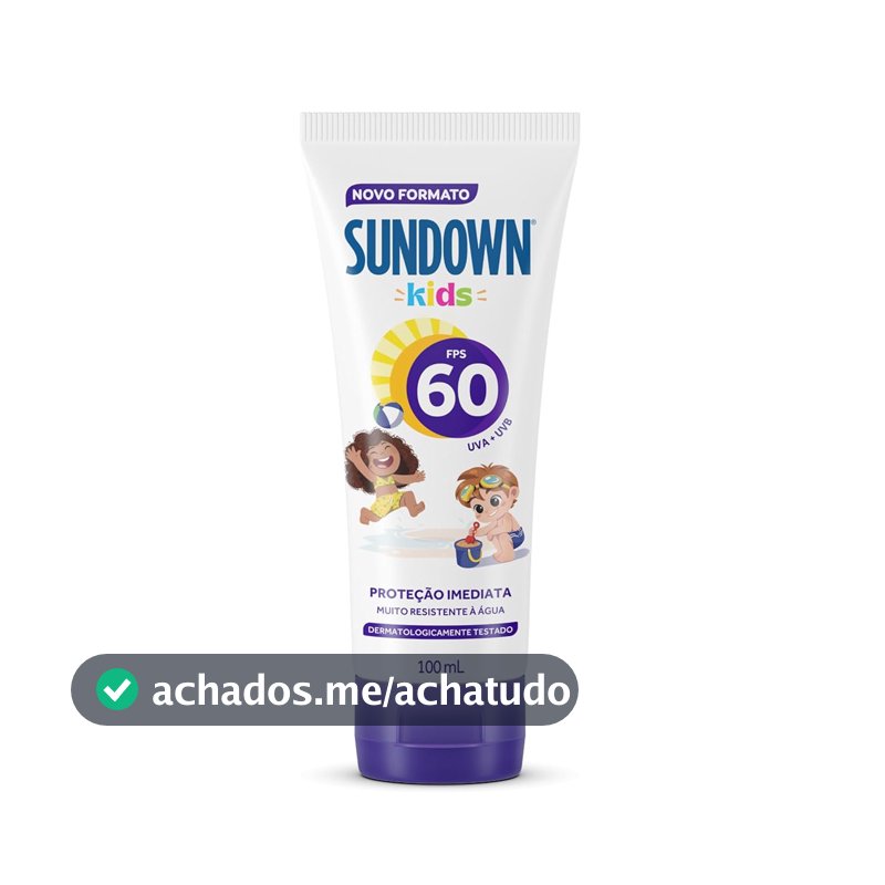 Protetor Solar Corporal em Loção Sundown Kids, FPS 60, 100ml