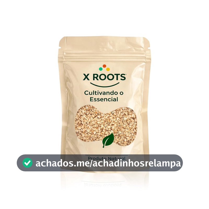 Aveia em Flocos Grossos X Roots, Sem Glúten, 1kg