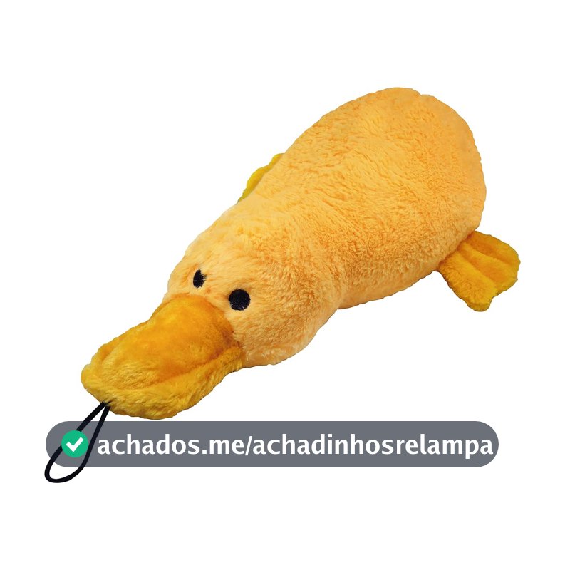 Jambo Pet, Mordedor de Pelúcia Para Cães, Pato Big Duck, Formato Fofo e Divertido, Alivia o Estresse e Ansiedade, Amarelo