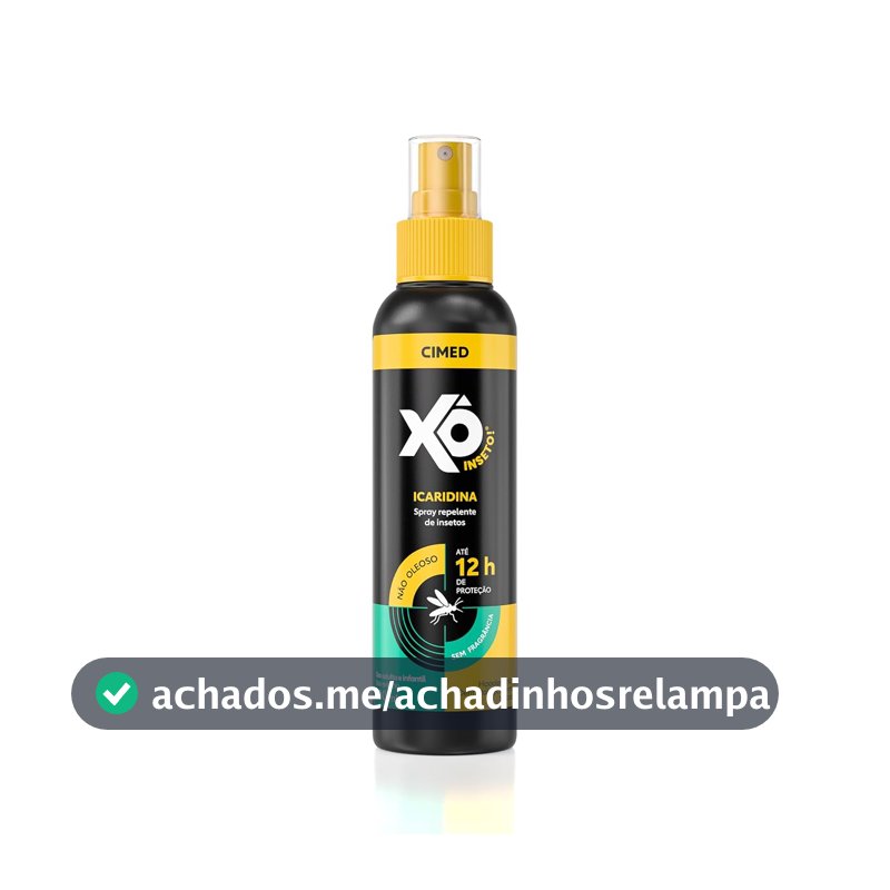 Xô Inseto Spray Icaridina Repelente 100mL