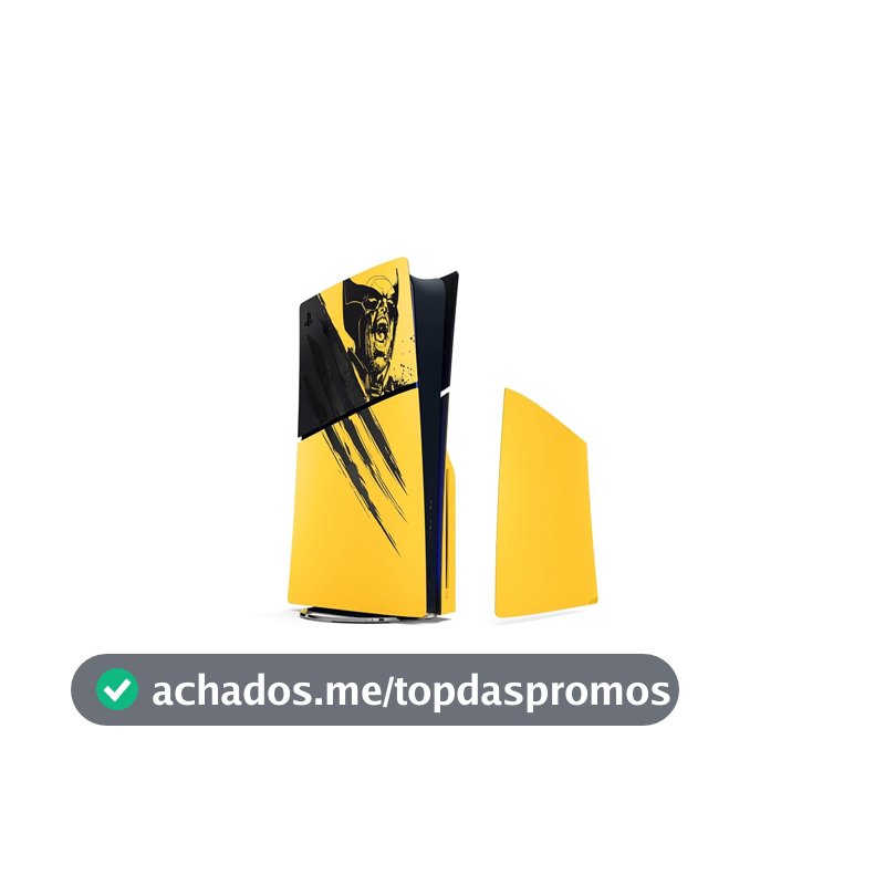 Tampas do console PlayStation®5 – Marvel's Wolverine Edição Limitada Amarelo