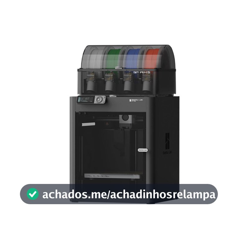 Impressora 3D Bambu Lab P1S + AMS (Combo) - P1SC, Bivolt
