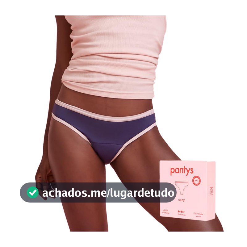 Calcinha Absorvente Menstrual Pantys Cozy, Fluxo Intenso, Feminino, 1 Unidade