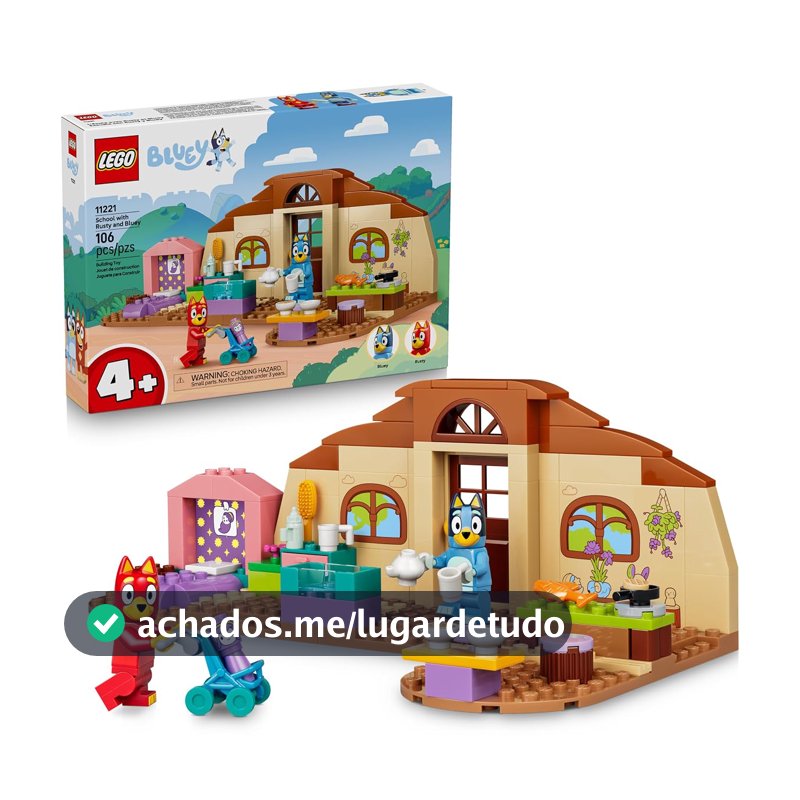 LEGO Bluey Escola com Rusty e Bluey 11221