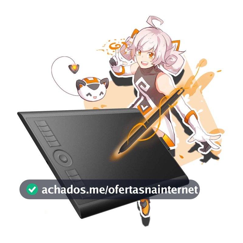 GAOMON Mesa Digitalizadora M10K PRO 10 polegadas, tablet de arte digital, suporta função de inclinação e radial com 10 teclas de atalho, caneta stylus