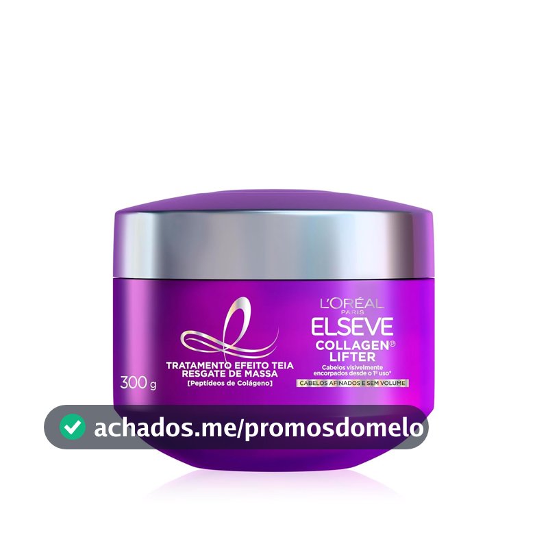 Máscara de Tratamento Elseve L'Oréal Paris Colágeno Encorpador 300g