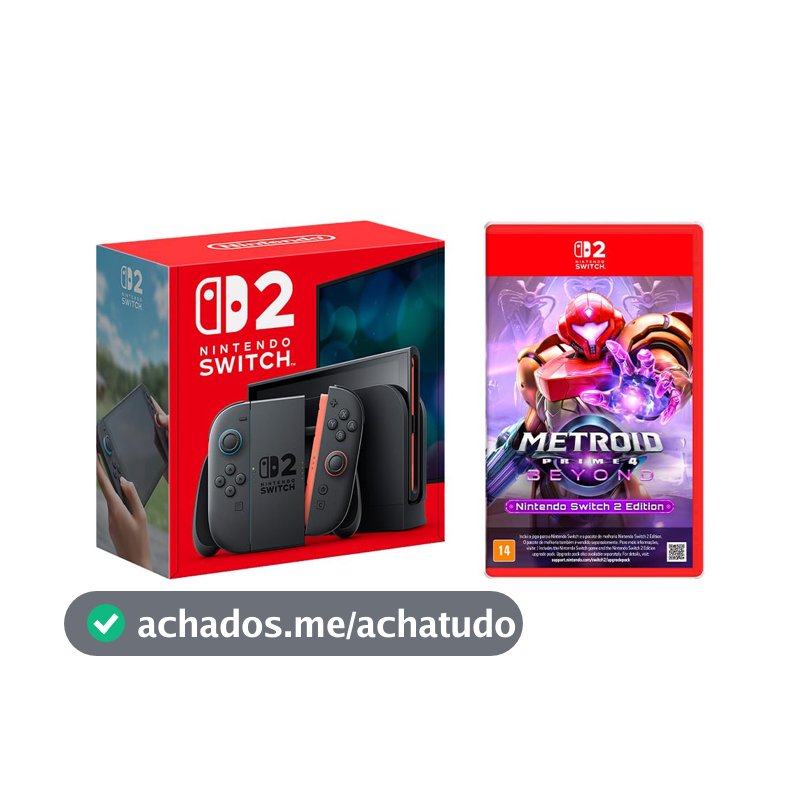 Console Nintendo Switch 2 + Jogo Metroid Prime 4: Beyond