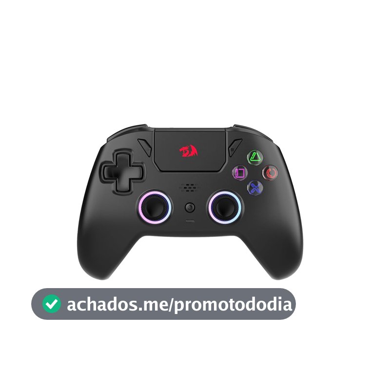 Controle Gamer Redragon Darkflame G820, Preto