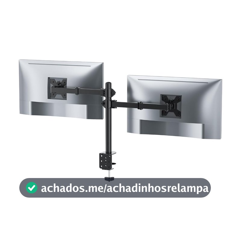 Suporte Duplo para Monitor 13 a 32 Pol, até 16 kg