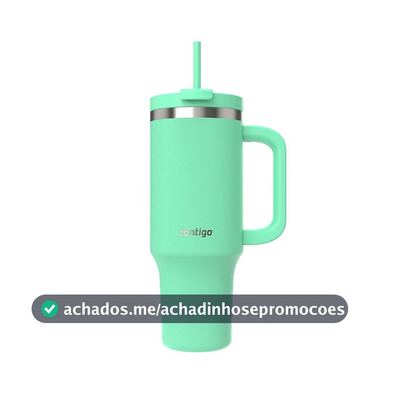 Contigo Copo Térmico Streeterville, com Canudo 1,18L - Verde