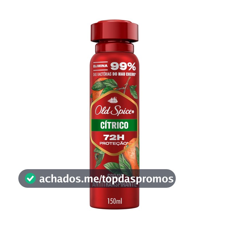 Old Spice Desodorante Antitranspirante Cítrico Spray 150ml
