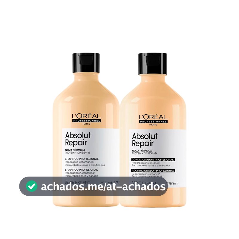 Kit L'Oréal Professionnel Absolut Repair - Shampoo e Condicionador 750 sem Pump (2 produtos)