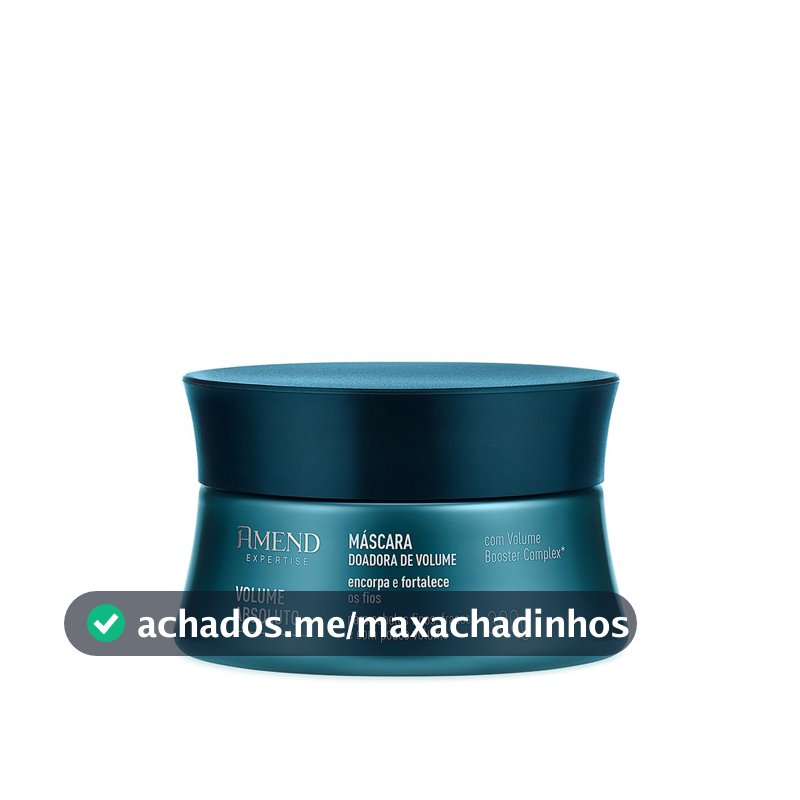 Máscara Capilar Amend Volume Absoluto, 300g