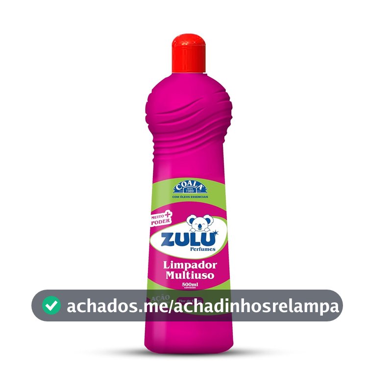 Zulu Perfumes Limpador Multiuso 500ml Flor de Cacto