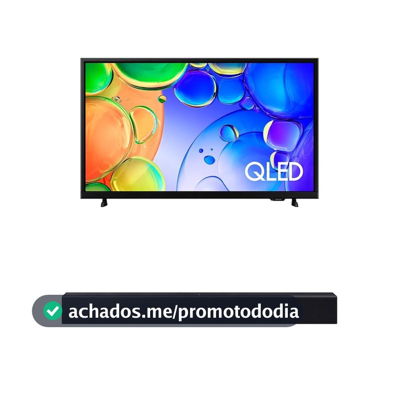 Samsung Combo Smart TV 43" QLED Full HD Q5F + Soundbar B Series HW B450F