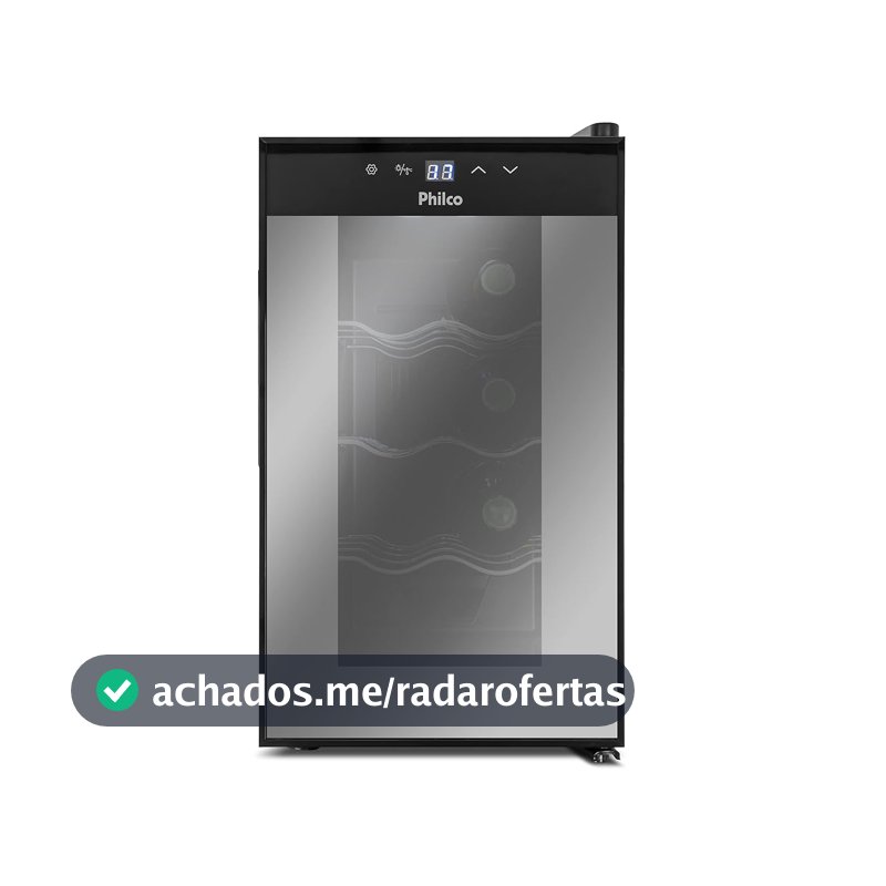 Adega Philco PAD8 8 Garrafas Display Digital BIV