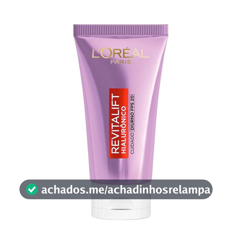 Creme Facial Anti-idade L'Oréal Paris Revitalift Hialurônico Diurno FPS 20, 25g