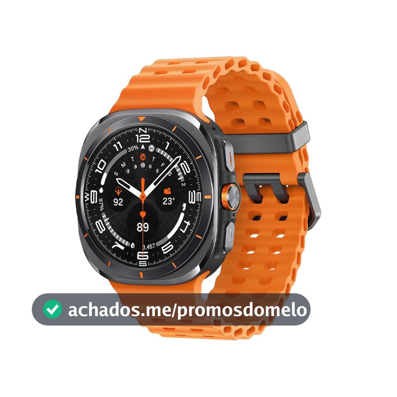 Samsung Galaxy Watch Ultra 2025 Smartwatch 47mm LTE, Galaxy AI, Titânio Aeroespacial, Titânio Cinza