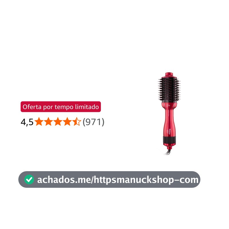 Philco Escova Secadora PEC13 4 em 1 Soft Beauty Cherry Bivolt Plástico ou liga de metal Rosa