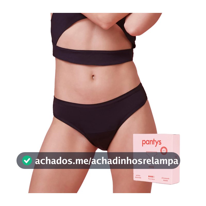 Calcinha Absorvente Menstrual Pantys Cozy, Fluxo Intenso, Feminino, 1 Unidade