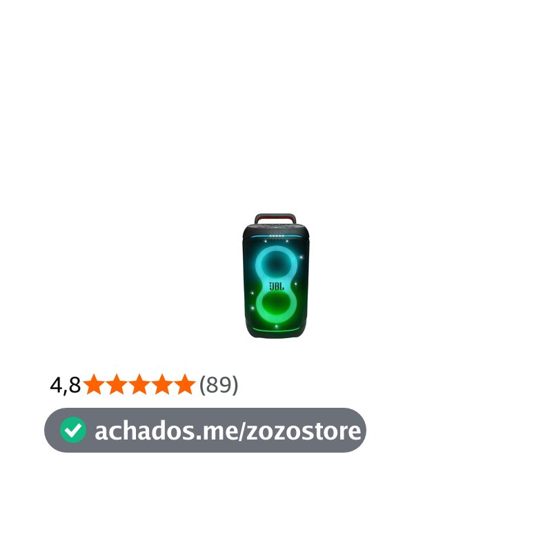 JBL PartyBox 520, Caixa de Som Bluetooth com Show de Luzes - Preto