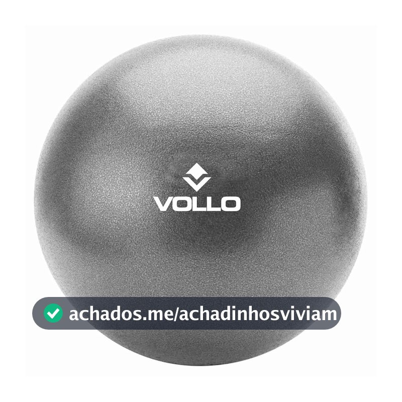 Mini Bola De Exercicios Cinza 25cm