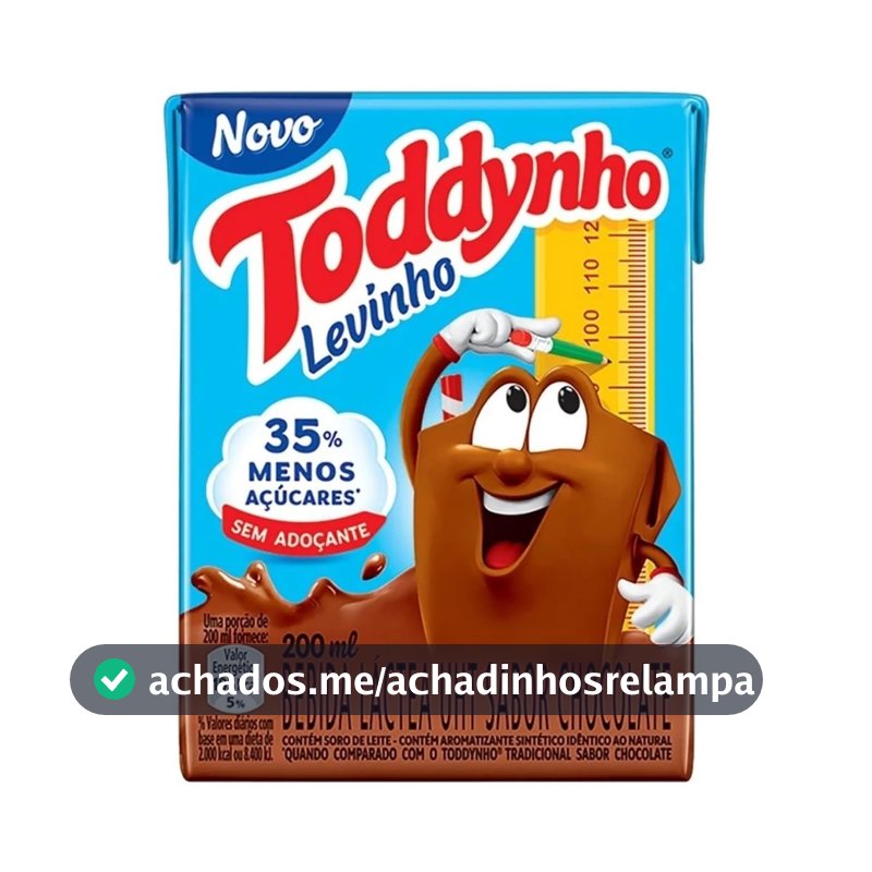 Toddynho Levinho 200ml - Pack com 27