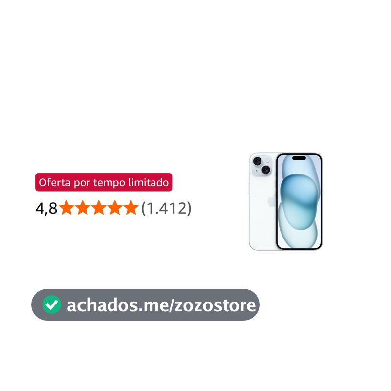 Apple iPhone 15 (256 GB) — Azul
