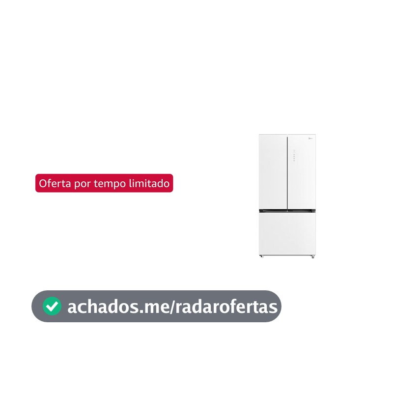 Geladeira Frost Free Multidoor 672L Inverter Branca Midea