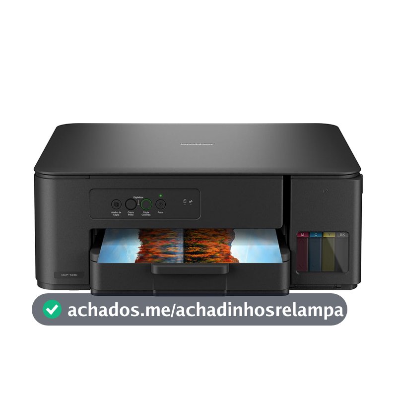 Impressora Multifuncional Brother DCP-T230 A4 Tanque de Tinta Colorida USB