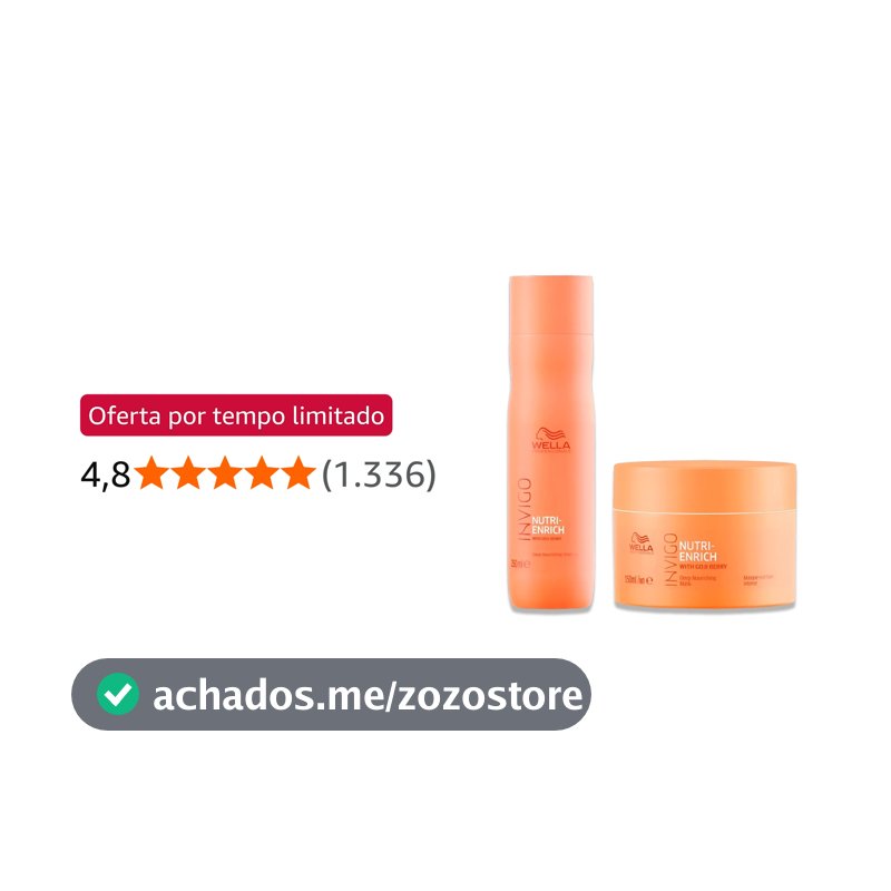 Kit Wella Professionals Invigo Nutri-Enrich (Shampoo e Máscara)