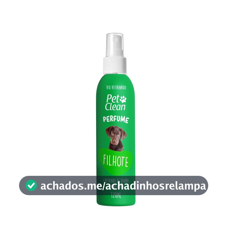 Perfume para Cães e Gatos Filhotes 120ml, Inspirado no Angel, Pet Clean