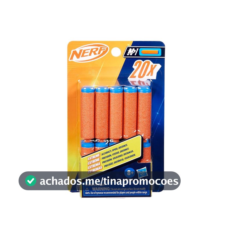 Nerf N Series Refil 20 Dardos N1 (Compatíveis Apenas com os Lançadores N series)