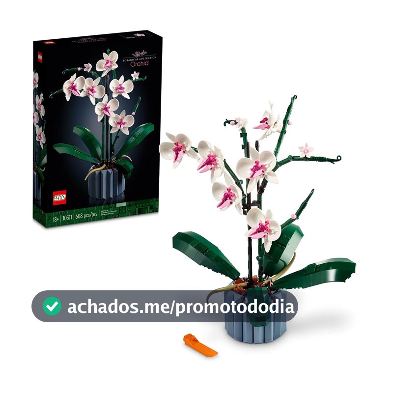 LEGO Orquídea de Decoração de Plantas para Adultos, Construir 10311