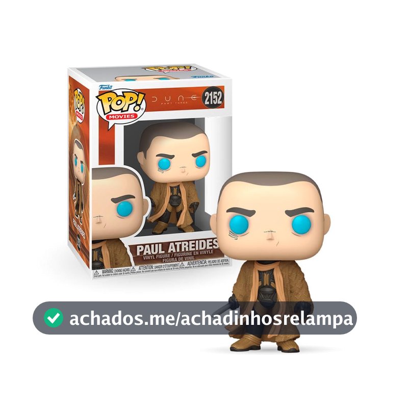 Boneco Funko Pop! Duna: Parte 3 - Paul Atreides