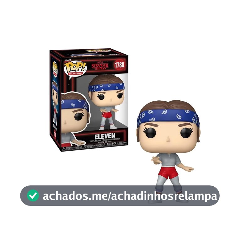 Candide, Boneco, Funko POP! Eleven com Bandana, Stranger Things T5-10 cm