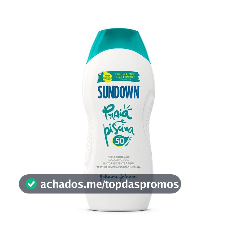 Protetor Solar Corporal em Loção Sundown Praia e Piscina, FPS 50, 350ml
